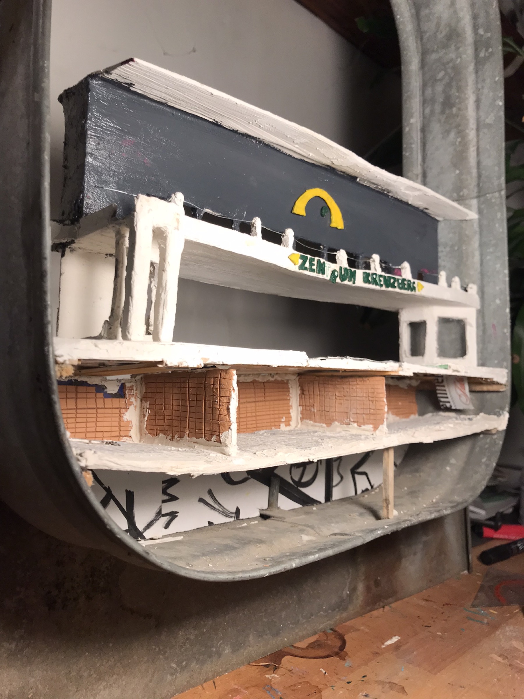 Beginning of the Kotti miniature construction