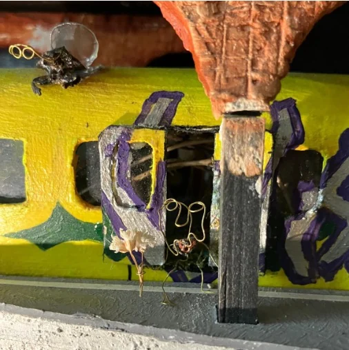 Beetle character representing hidden nature in ALLESANDERSSTADT